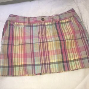 plaid skirt
